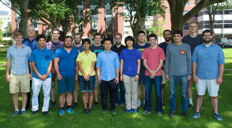 The Doyle Group, 2019. Back Row: Prof. John Doyle, Nathaniel, Sean, Loïc, Zack, Yicheng, Debayan, Christian. Front Row: Alex, Hiro, Xing, Maryam, Lawrence, Scarlett, Ben, Cal, Louis.